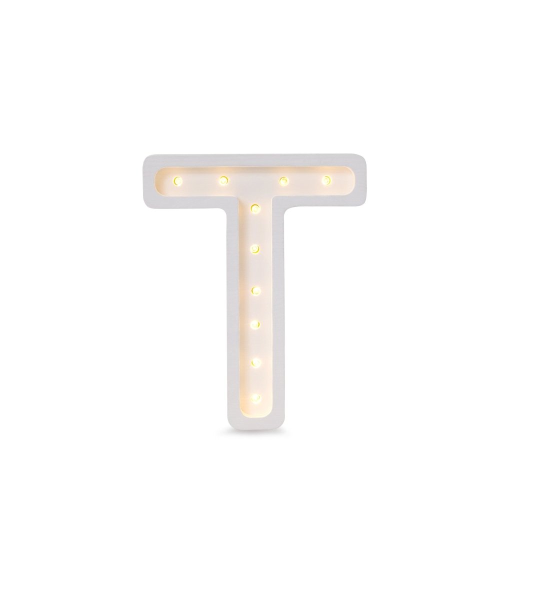 Handmade Wooden Night Light (Letter T) - Tiny Tugz™