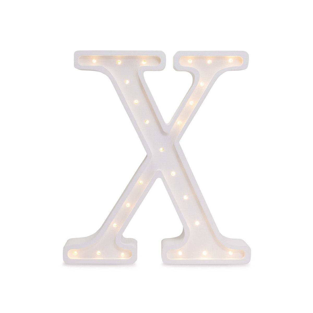 Handmade Wooden Night Light (Letter X) - Tiny Tugz™