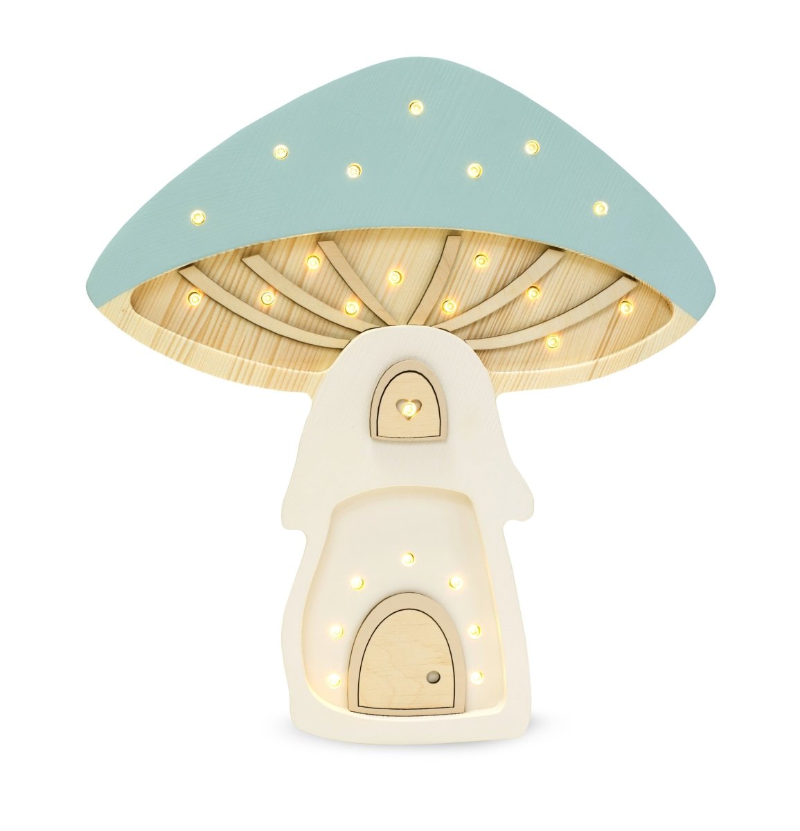 Handmade Wooden Night Light (Mushroom) - Tiny Tugz™