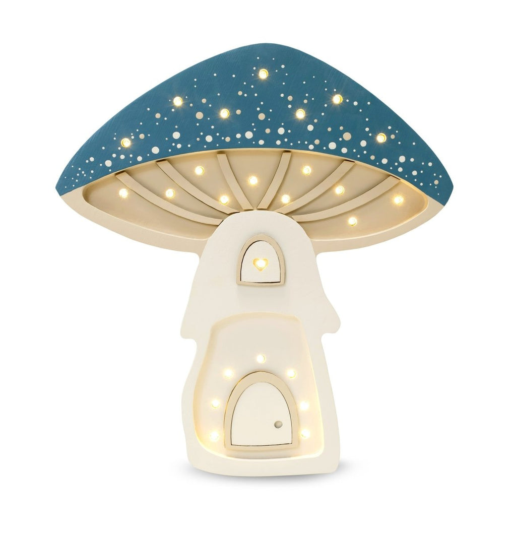 Handmade Wooden Night Light (Mushroom) - Tiny Tugz™