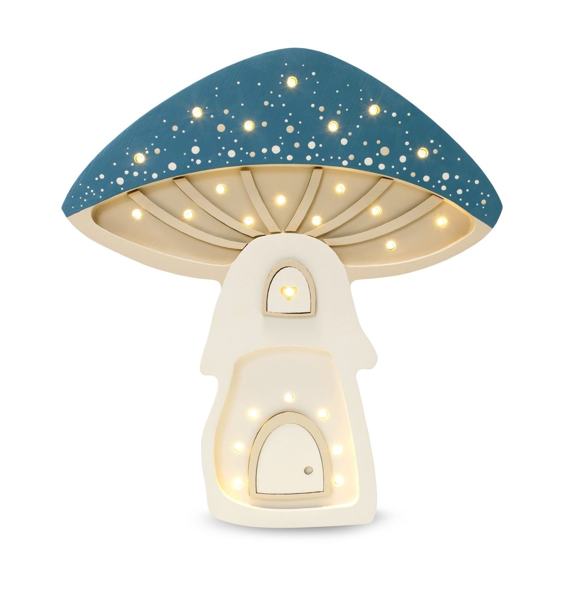 Handmade Wooden Night Light (Mushroom) - Tiny Tugz™