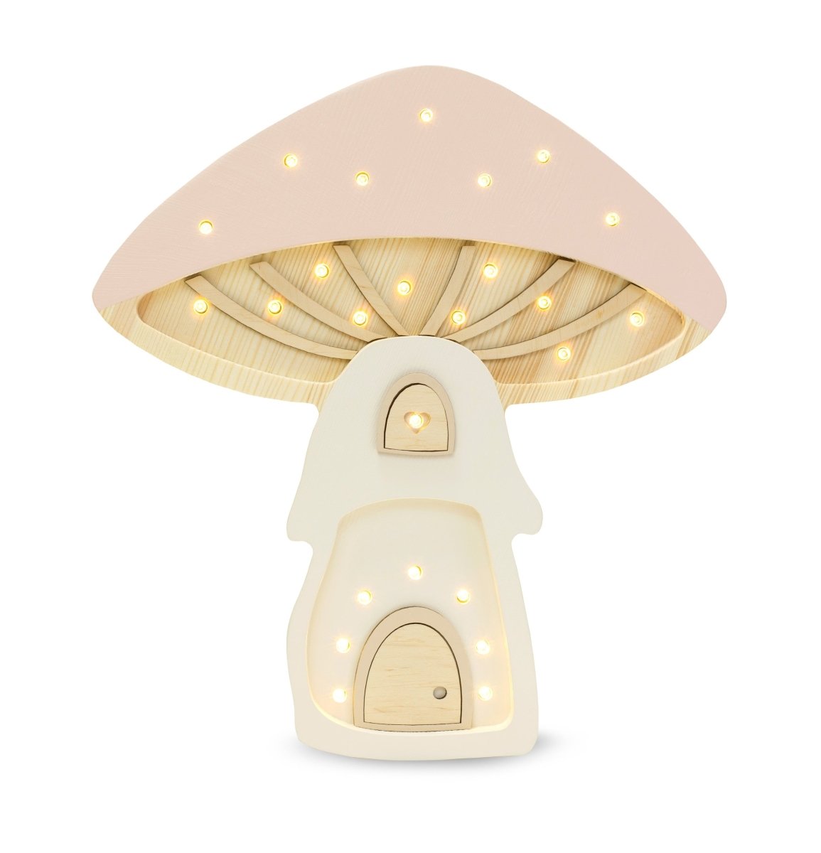 Handmade Wooden Night Light (Mushroom) - Tiny Tugz™