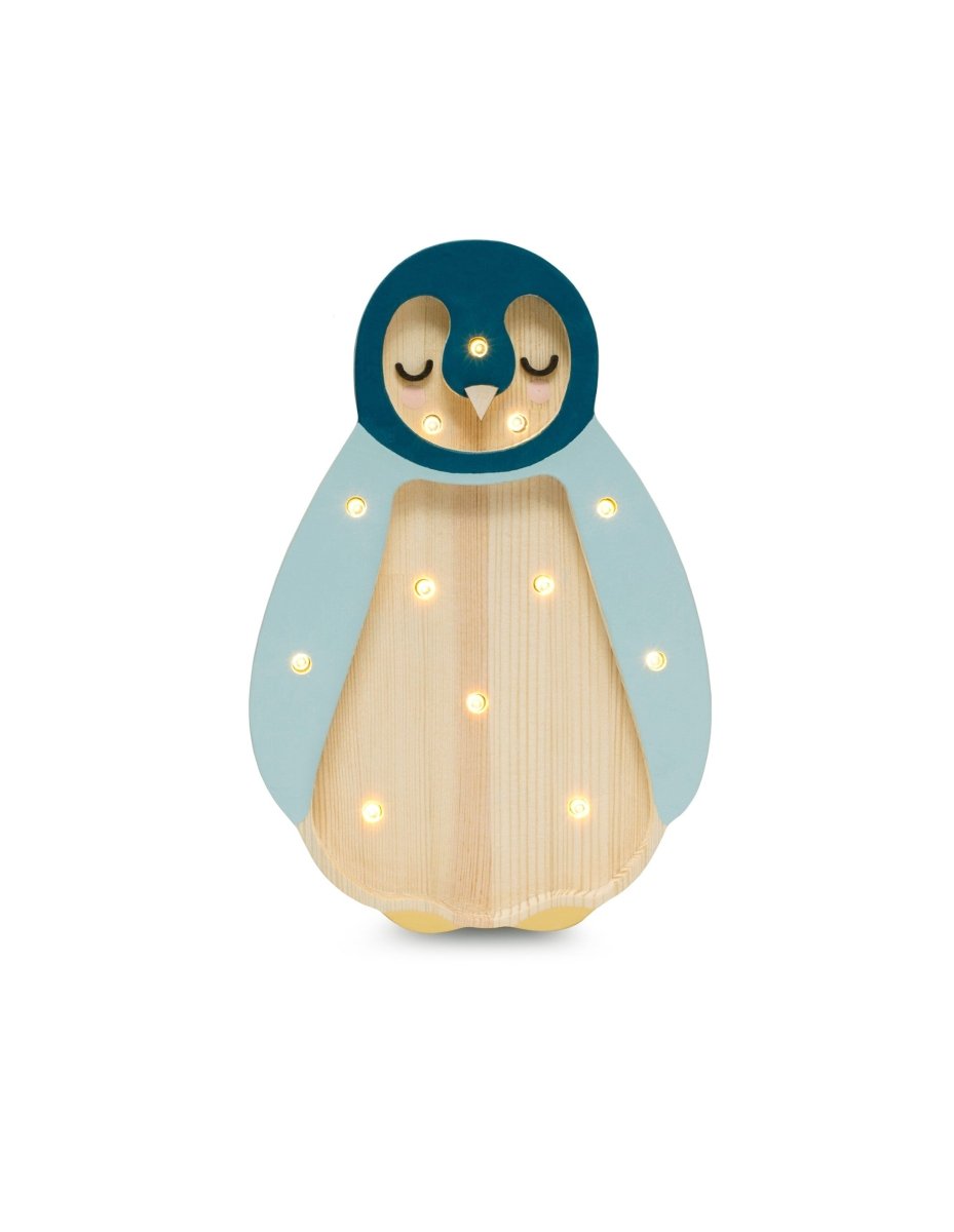 Handmade Wooden Night Light (Penguin) - Tiny Tugz™