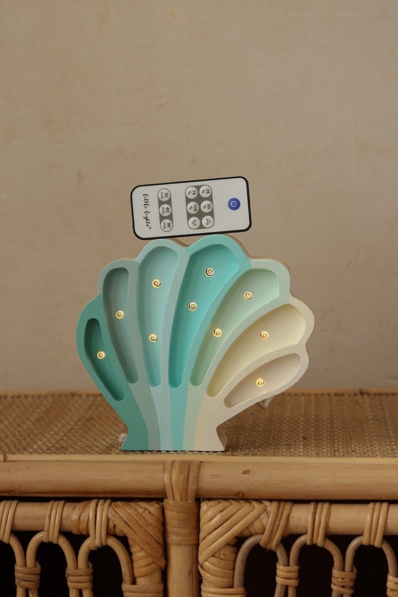 Handmade Wooden Night Light (Seashell) - Tiny Tugz™