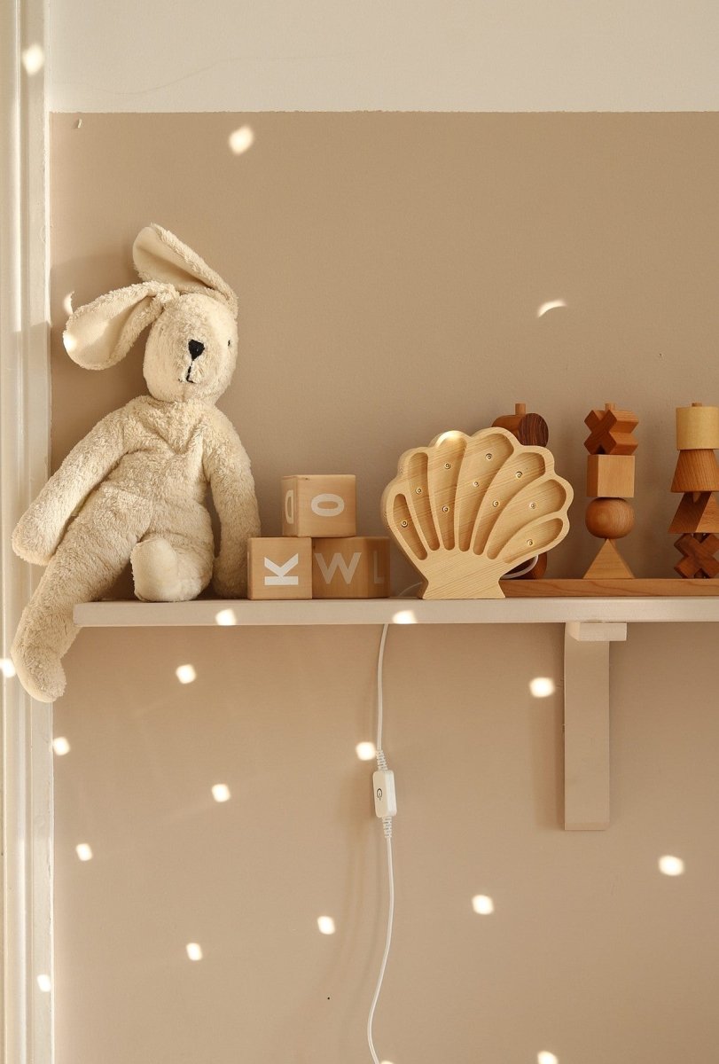 Handmade Wooden Night Light (Seashell) - Tiny Tugz™