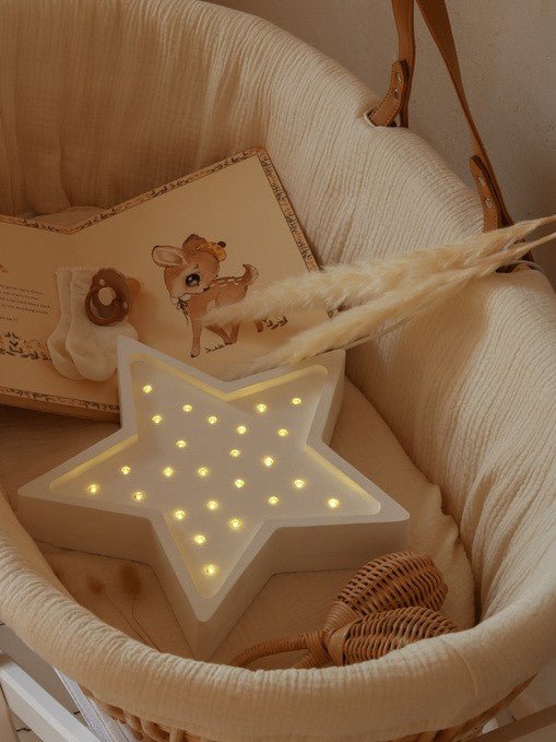 Handmade Wooden Night Light (Star) - Tiny Tugz™