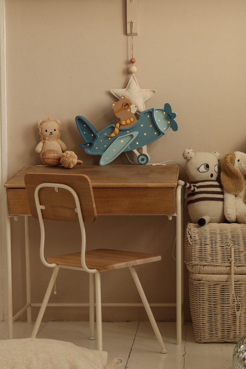 Handmade Wooden Night Light (Vintage Aircraft) - Tiny Tugz™