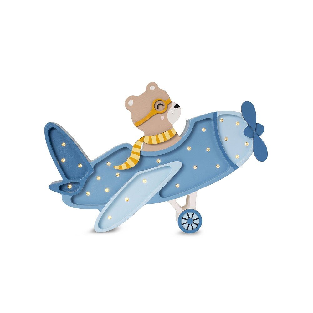 Handmade Wooden Night Light (Vintage Aircraft) - Tiny Tugz™