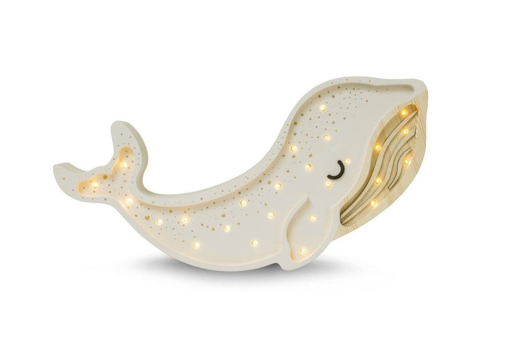 Handmade Wooden Night Light (Whale) - Tiny Tugz™