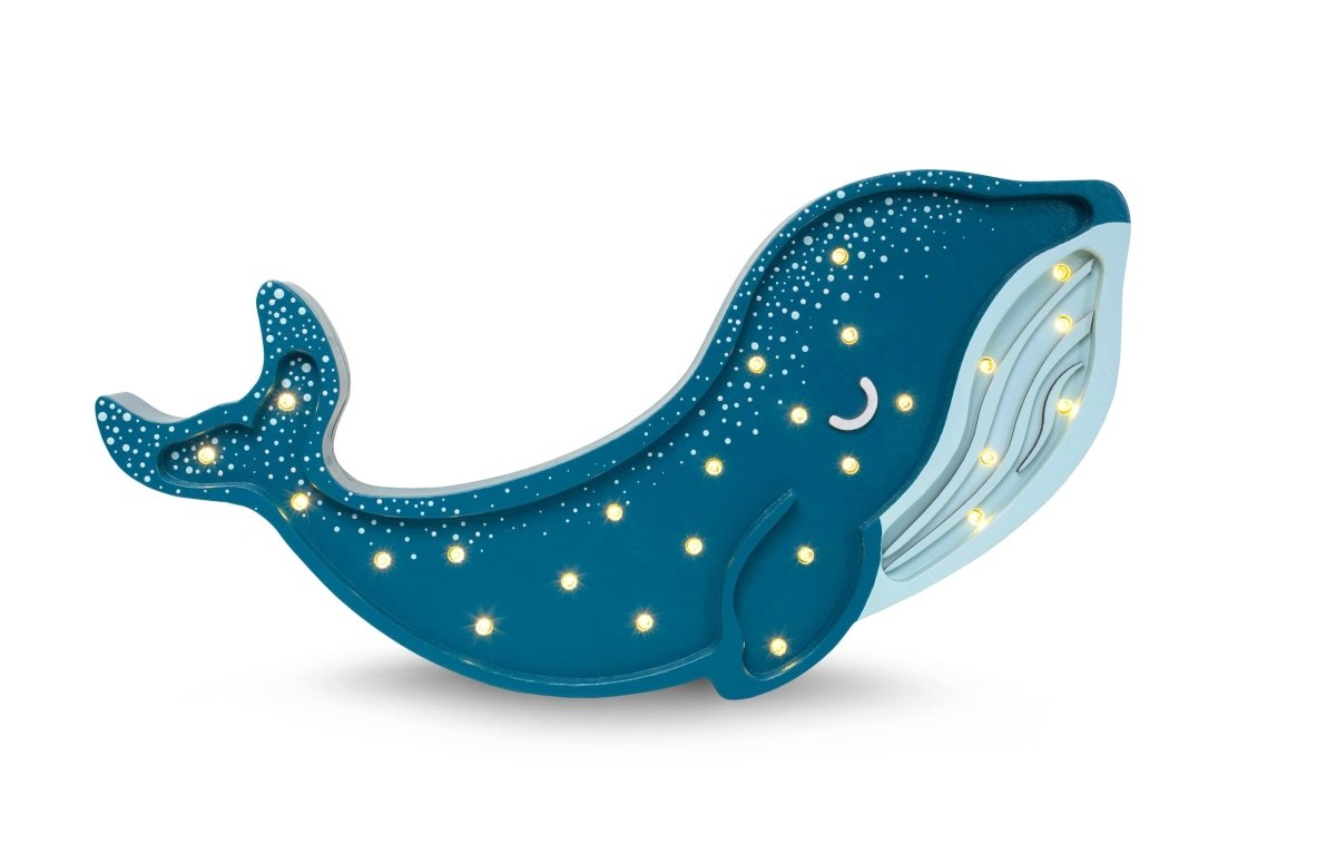 Handmade Wooden Night Light (Whale) - Tiny Tugz™
