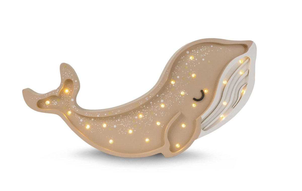 Handmade Wooden Night Light (Whale) - Tiny Tugz™