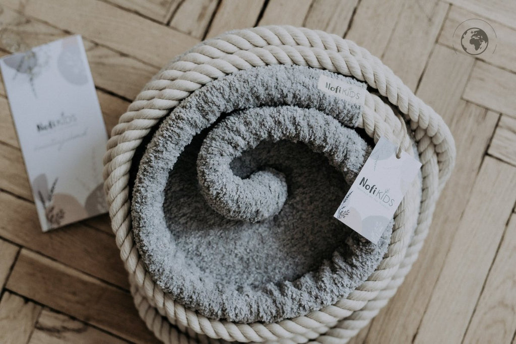 HopOn Swing - Bouclé Stone Grey - Tiny Tugz™