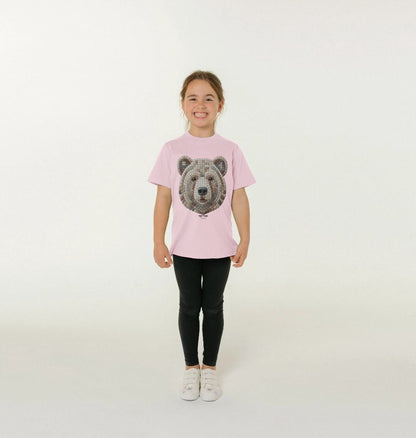 Bio-Baumwolle Kinder T-Shirt – Mosaik BärDesign