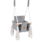 Indoor Baby Swing, Square - Grey