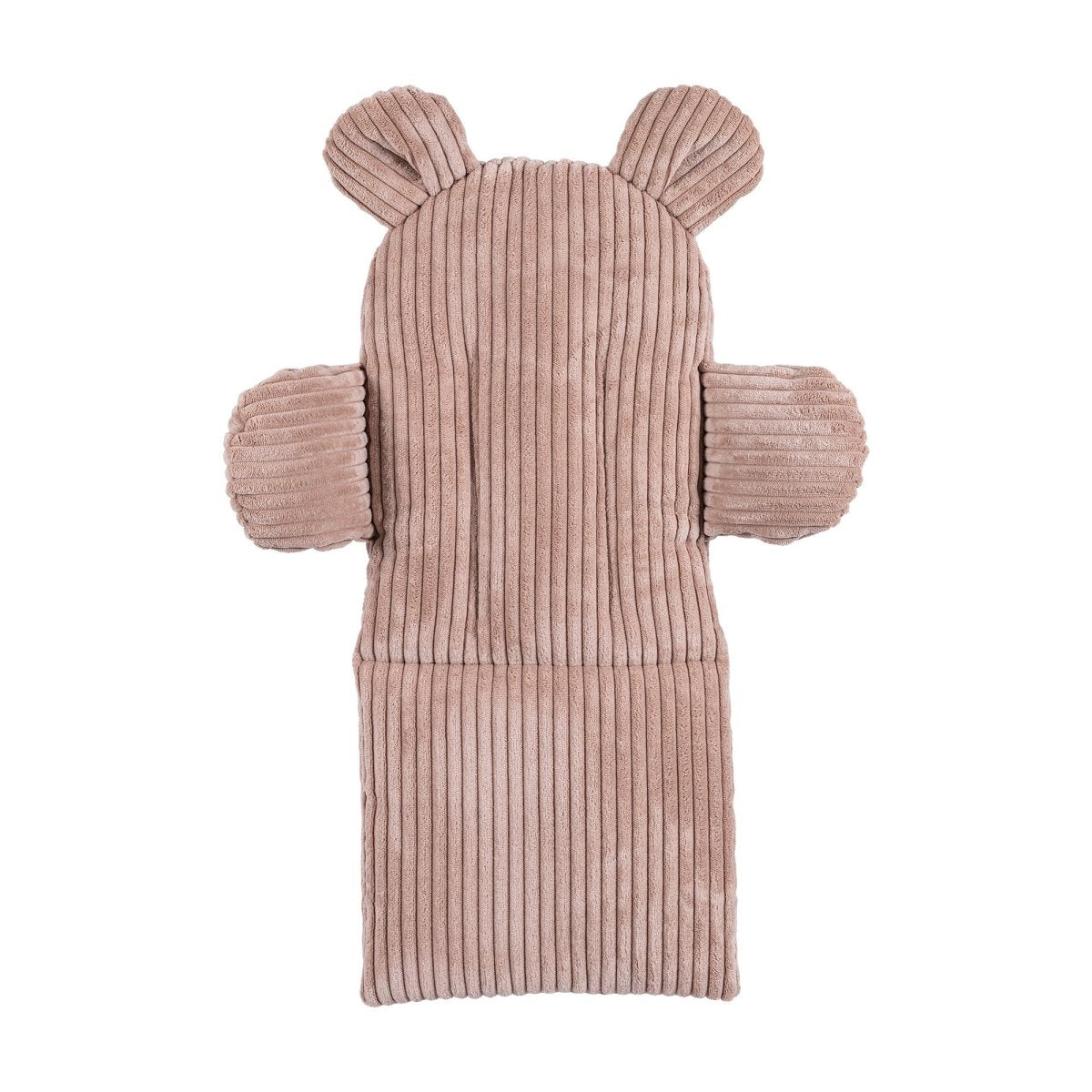Indoor Baby Swing with Ribbed Corduroy Bear Backrest (Powder Pink) - Tiny Tugz™