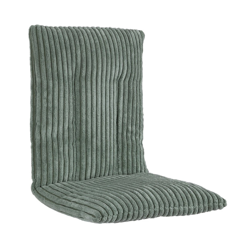 Indoor Baby Swing with Square Backrest - Ribbed Corduroy & Wood, from 6 Months (Olive Green) - Tiny Tugz™