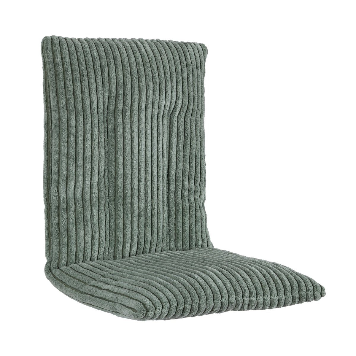 Indoor Baby Swing with Square Backrest - Ribbed Corduroy & Wood, from 6 Months (Olive Green) - Tiny Tugz™