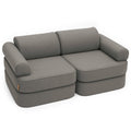 Indoor & Outdoor Kids Sofa Outzy, 6 Pieces - UV & Splash Resistant, 120 x 60 cm (Clay Taupe) - Tiny Tugz™