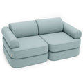 Indoor & Outdoor Kids Sofa Outzy, 6 Pieces - UV & Splash Resistant, 120 x 60 cm (Cloudberry Sky Blue) - Tiny Tugz™
