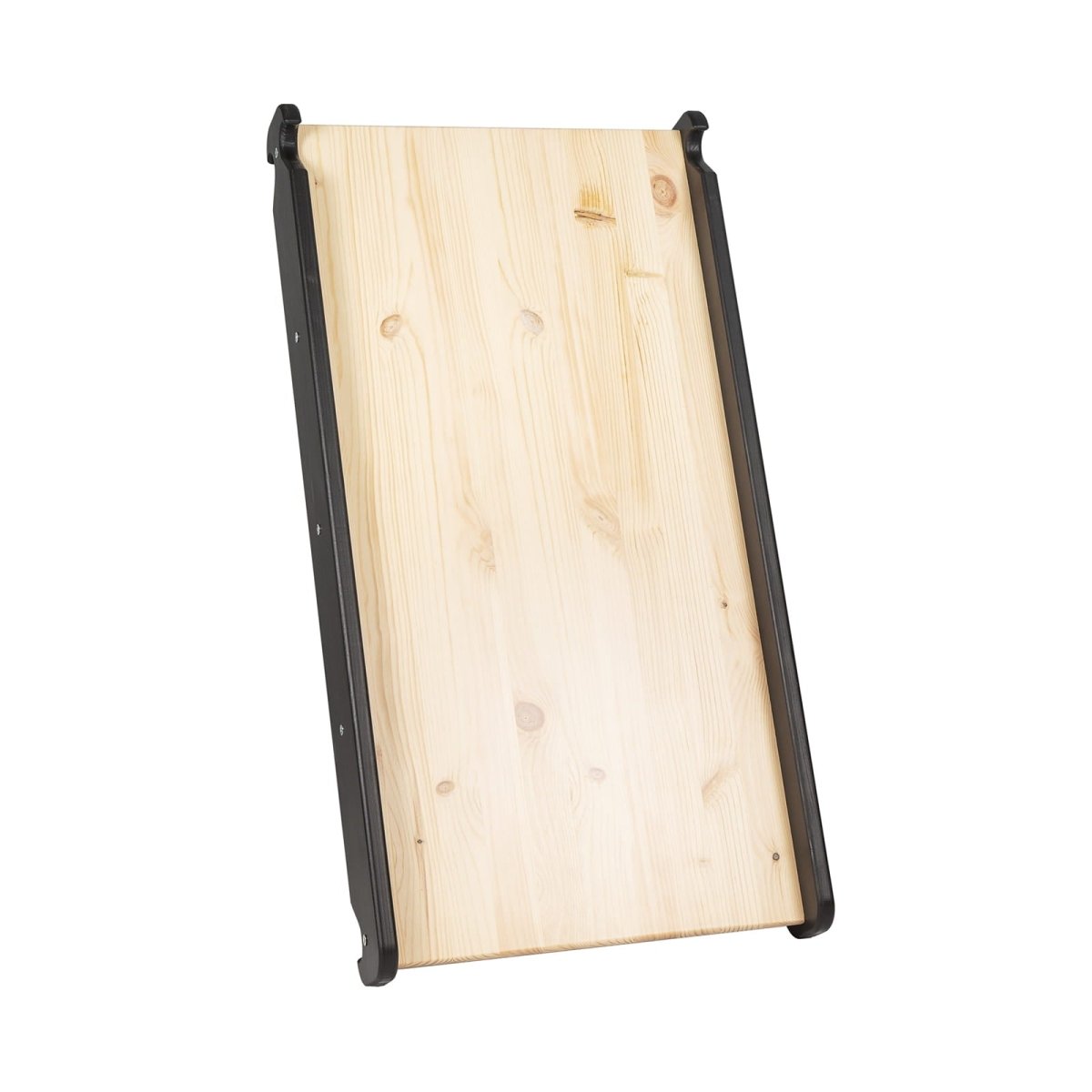 Indoor Wooden Climbing Frame with Slide & Ladder Wall – Montessori 2-in-1 Set (Black) - Tiny Tugz™