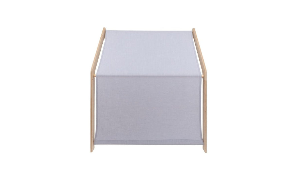 Indoor Wooden Playhouse for Kids (Natural Wood) with Canopy (Blue) - Tiny Tugz™