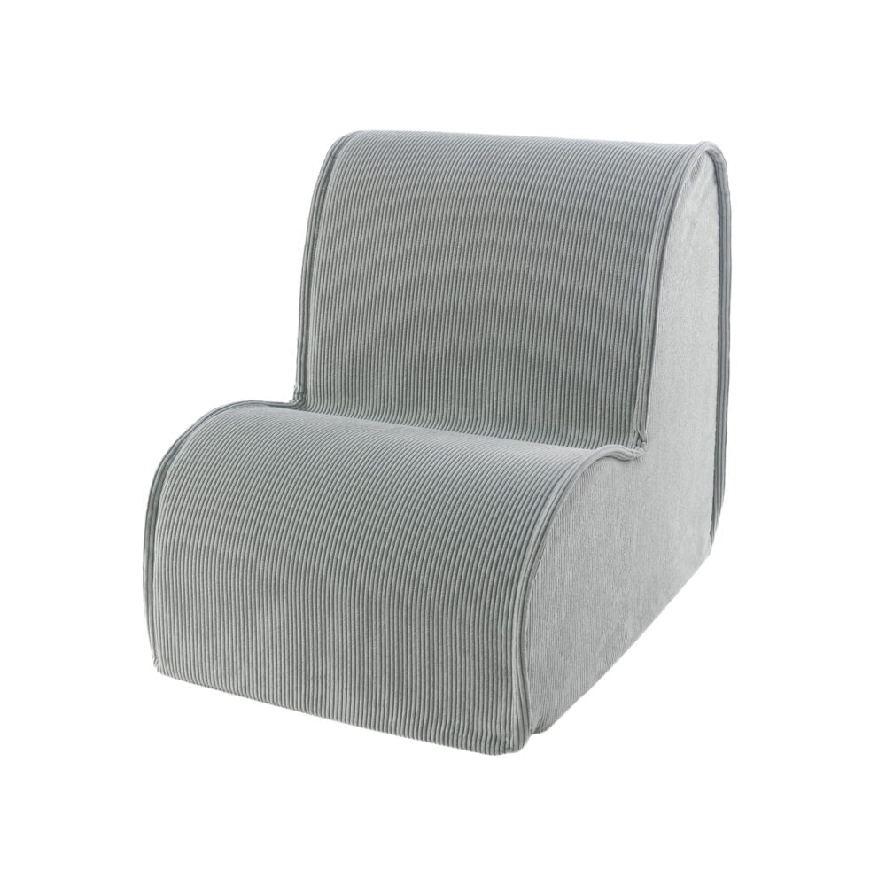 Kids Armchair - Corduroy, 40 x 60 x 50 cm (Grey) - Tiny Tugz™