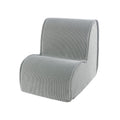Kids Armchair - Corduroy, 40 x 60 x 50 cm (Grey) - Tiny Tugz™