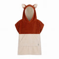 Kids Bamboo & Cotton Blend Poncho (Fox) - Tiny Tugz™