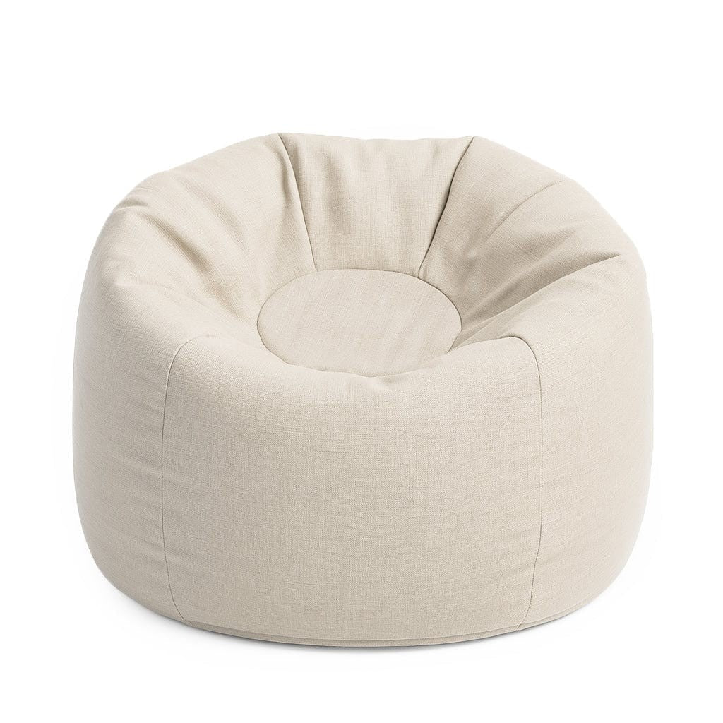 Kids Bean Bag Floreo - Indoor & Outdoor, Water & UV Resistant (Blush Beige) - Tiny Tugz™