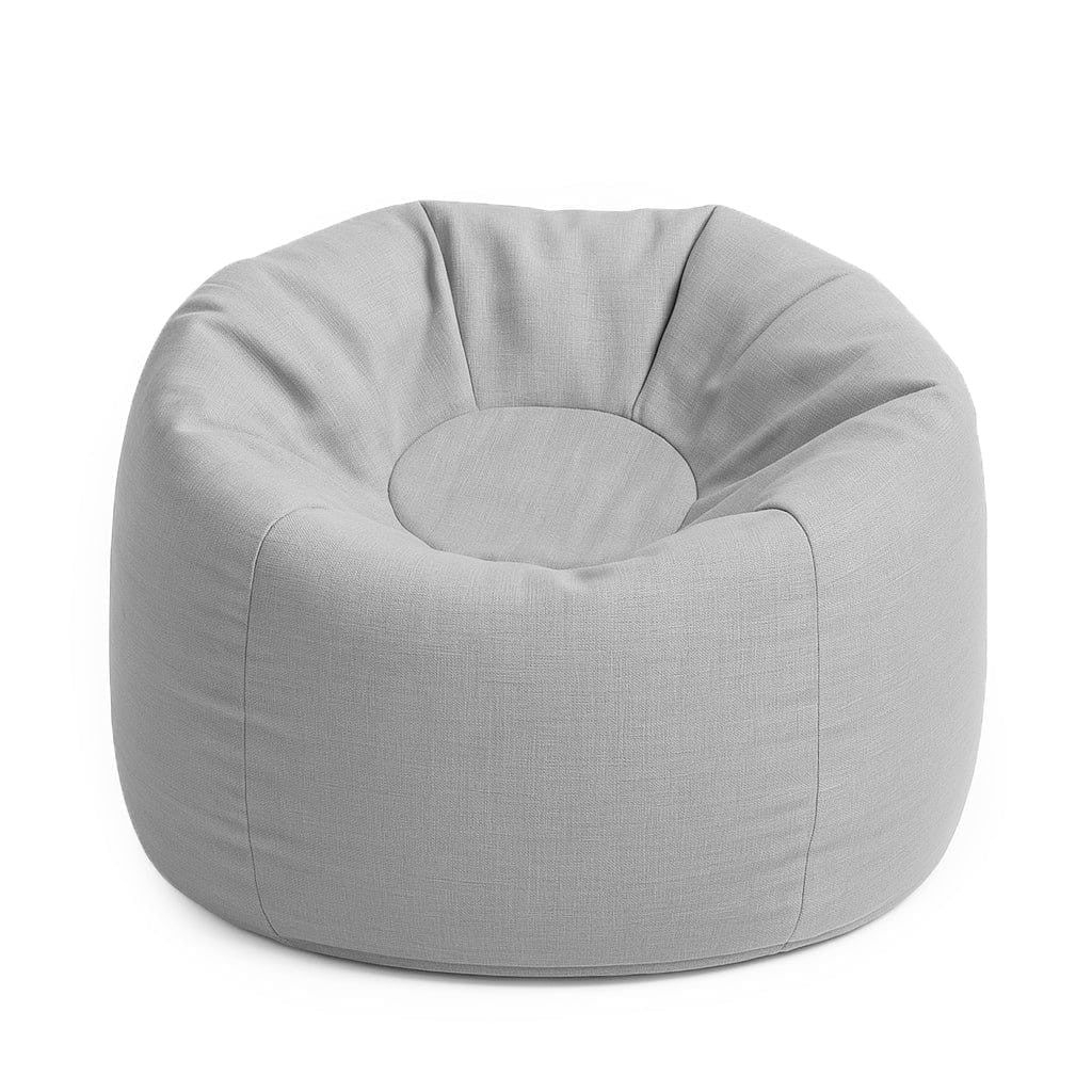 Kids Bean Bag Floreo - Indoor & Outdoor, Water & UV Resistant (Fog Grey) - Tiny Tugz™