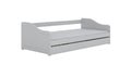 Kids' Bed Blanka 200x90 with Pull-Out Guest Bed - White - Tiny Tugz™