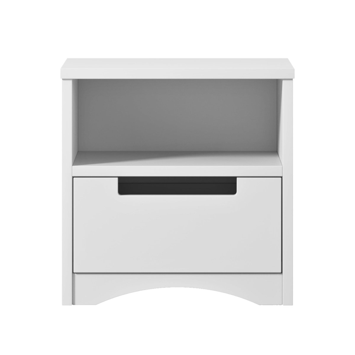 Kids' Bedside Table Classic with Drawer - White - Tiny Tugz™