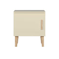 Kids' Bedside Table Kubi - Solid Oak Legs - Cashmere - Tiny Tugz™