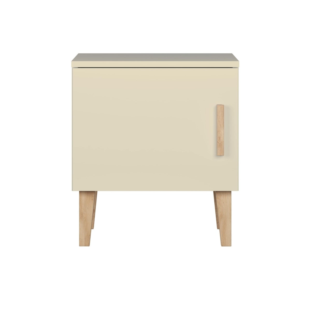 Kids' Bedside Table Kubi - Solid Oak Legs - Cashmere - Tiny Tugz™