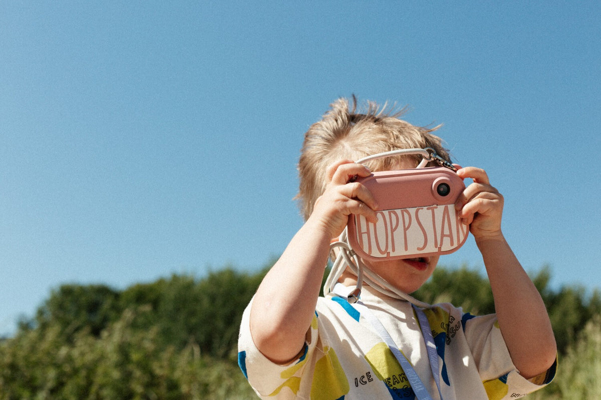 Hoppstar Kids Camera Artist – available in 4 colors including Blossom, Denim, Blush and Laurel