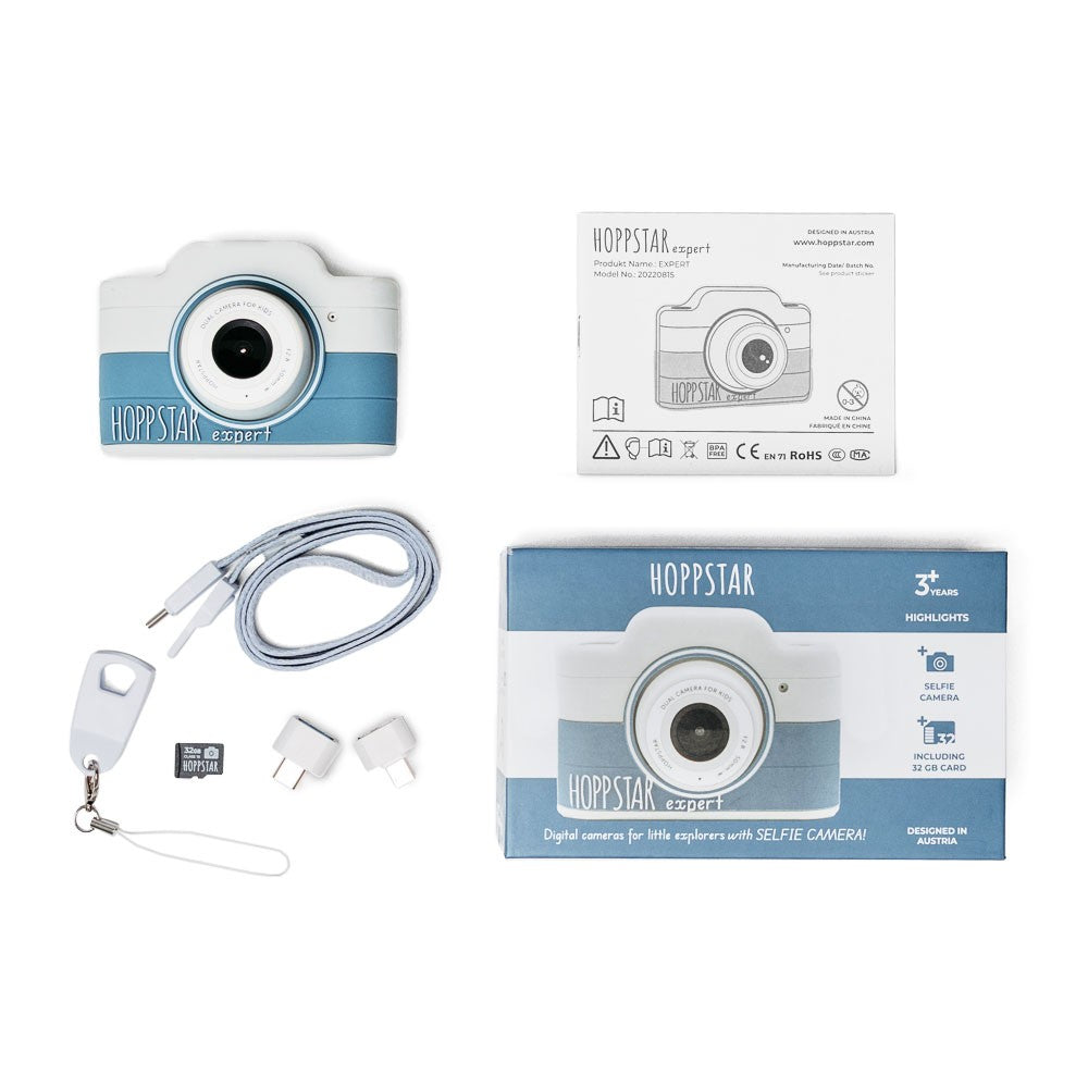 Hoppstar Kids Camera Expert – available in 4 colors including Citron, Blush, Yale and Laurel