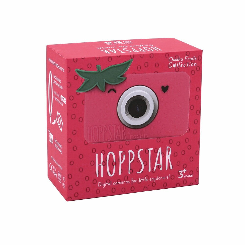 Hoppstar Kids Camera Rookie – kids digital camera with detachable silicone case, ages 3+