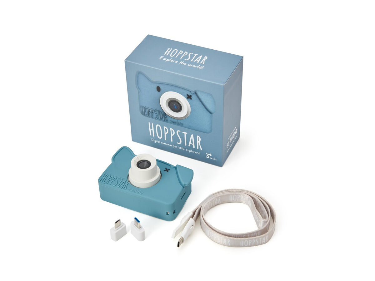 Hoppstar Kids Camera Rookie – kids digital camera with detachable silicone case, ages 3+