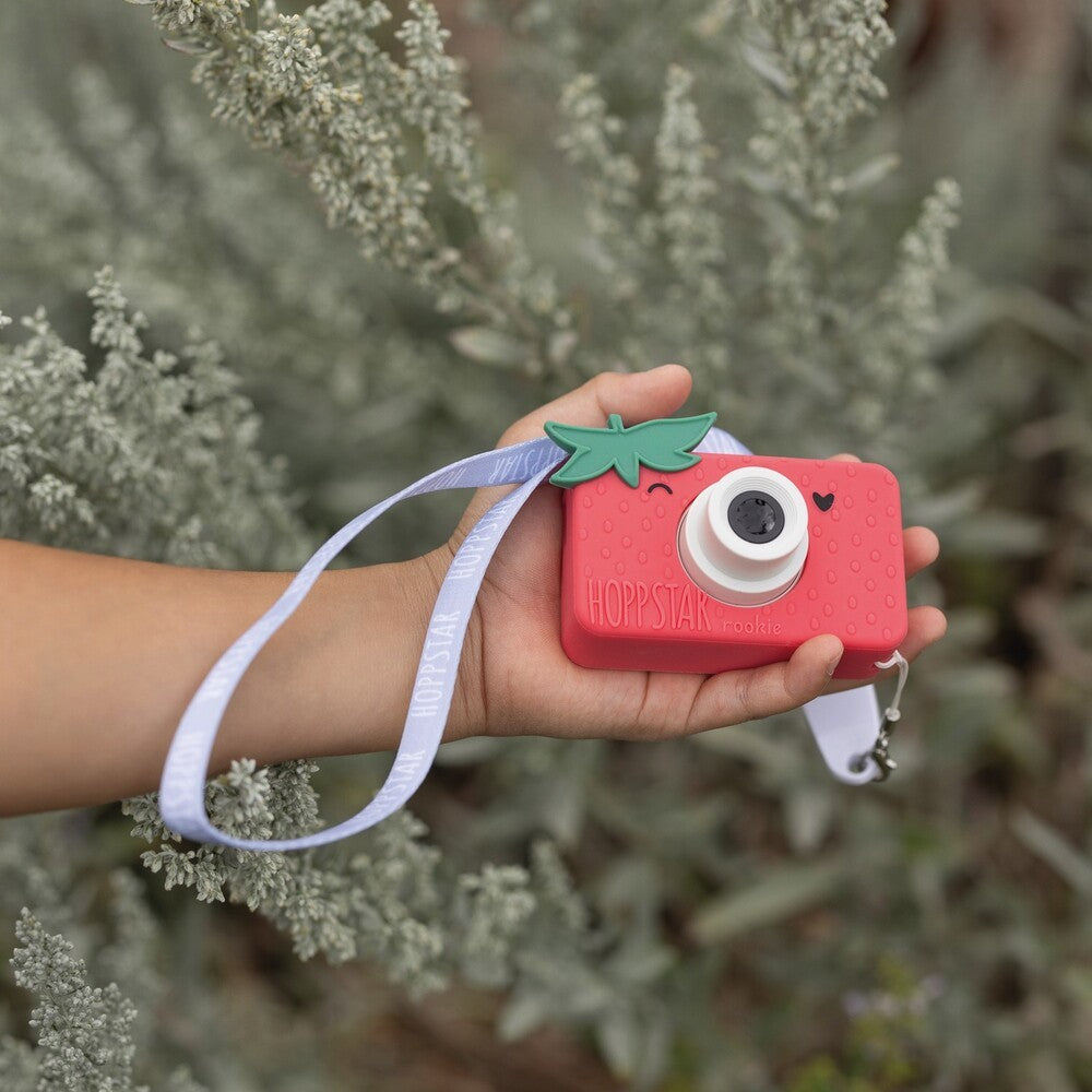 Hoppstar Kids Camera Rookie – available in 8 colors including Bluebelle, Strawbella and Pina Colaada