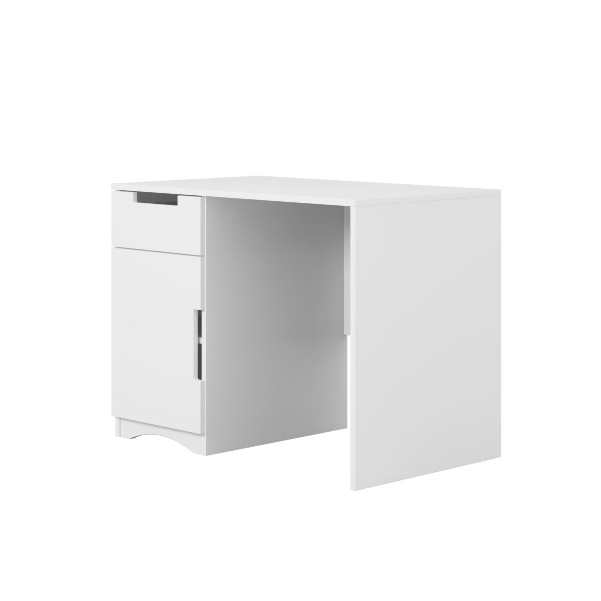 Kids' Desk Classic with Drawer & Cabinet - White - Tiny Tugz™