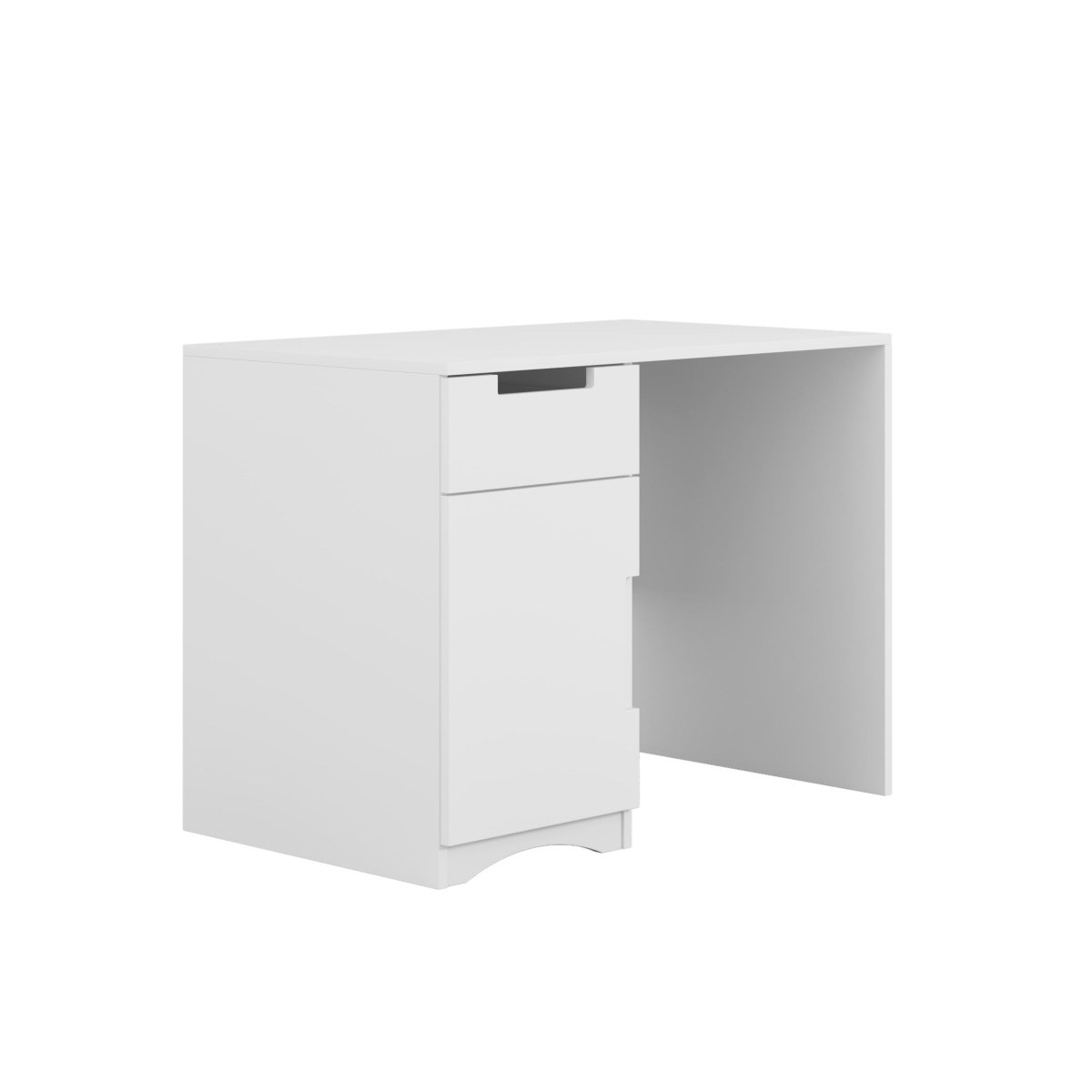 Kids' Desk Classic with Drawer & Cabinet - White - Tiny Tugz™