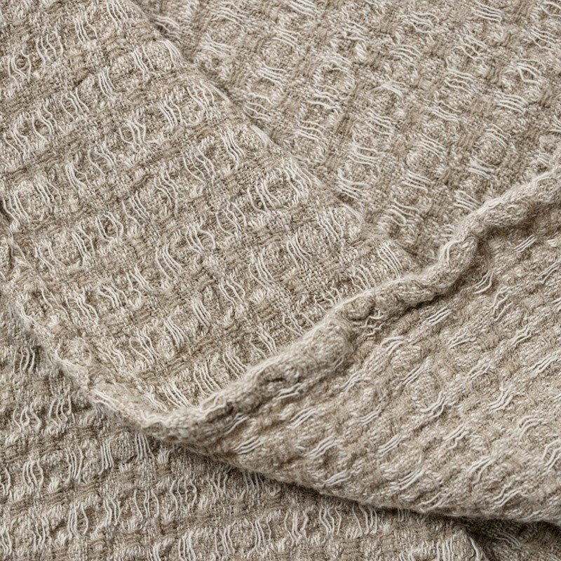 Kids Extra Large 100% Linen Bath Towel (Textured Grey) - Tiny Tugz™
