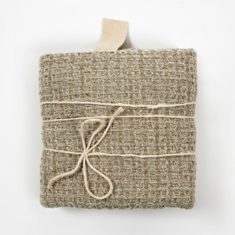 Kids Extra Large 100% Linen Bath Towel (Textured Grey) - Tiny Tugz™