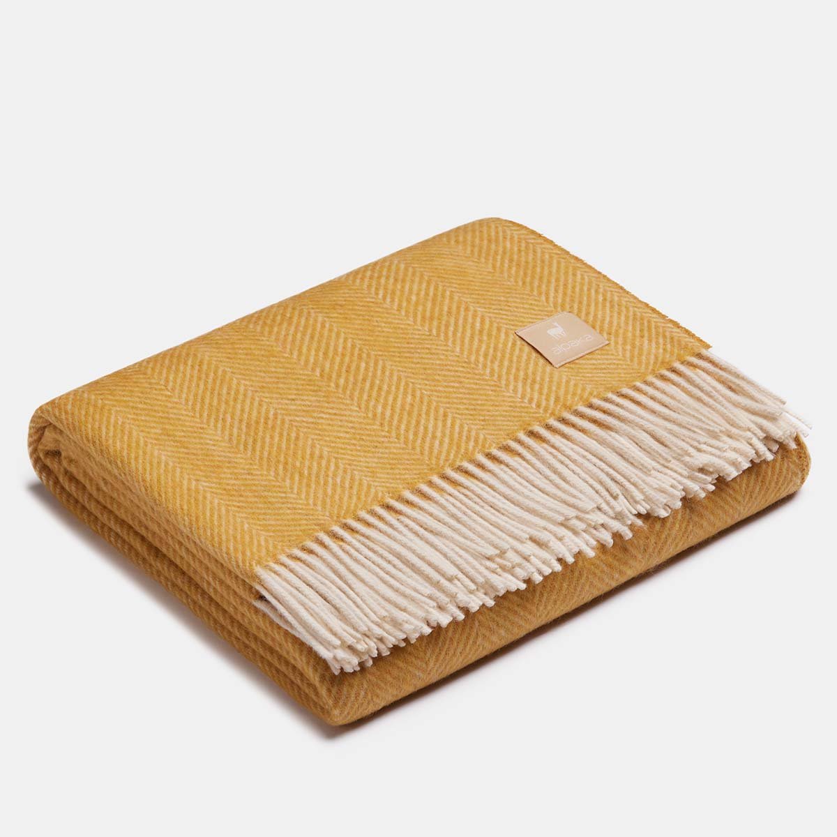 Kids Fishbone Alpaca Wool Blanket (150 x 200cm) - Tiny Tugz™