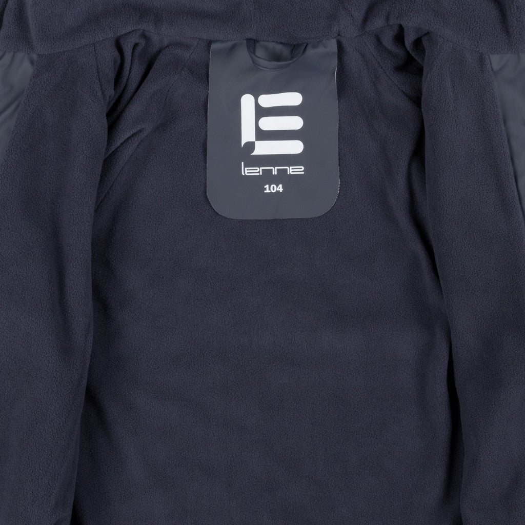 Kids’ Fleece-Lined Rain Jacket and Dungaree Set – Navy Blue - Tiny Tugz™