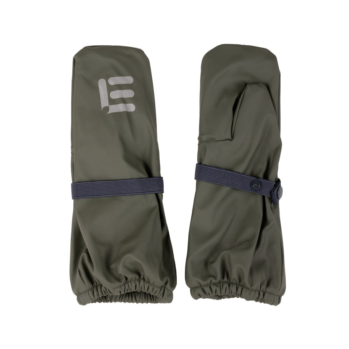 Kids’ Fleece-Lined Rain Mittens – Green - Tiny Tugz™