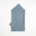 Kids’ Hooded Towel (Blue) – 100% Waffle Linen, Handmade - Tiny Tugz™