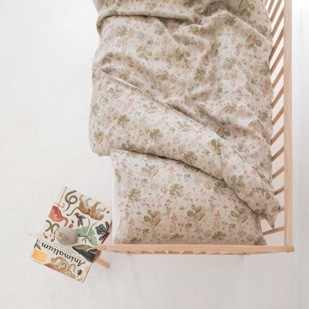 Kids’ Linen Duvet Cover Set (Botany) – 100% Linen, Handmade - Tiny Tugz™