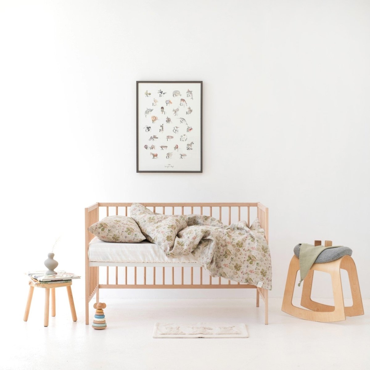 Kids’ Linen Duvet Cover Set (Botany) – 100% Linen, Handmade - Tiny Tugz™