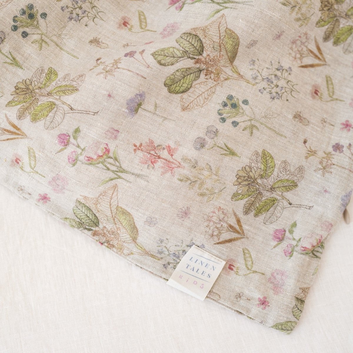 Kids’ Linen Duvet Cover Set (Botany) – 100% Linen, Handmade - Tiny Tugz™